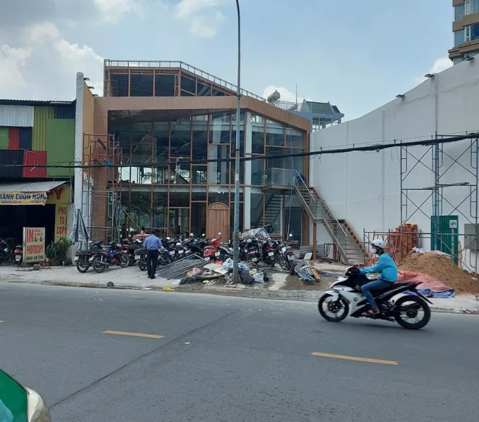 Kết cấu khung sắt nhà phố