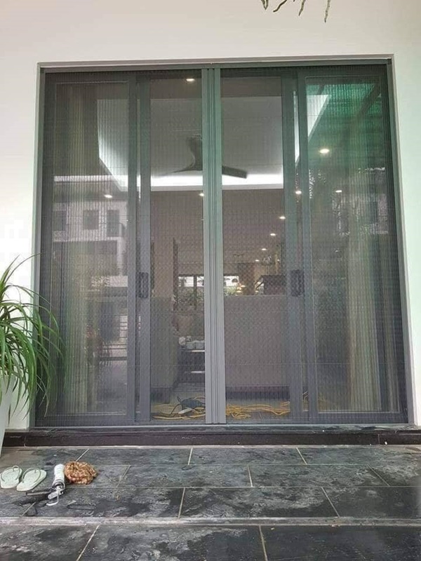 cửa lưới chống muỗi trượt
