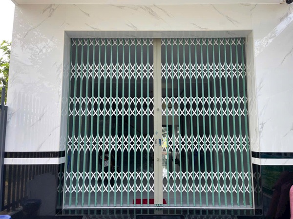 cửa kéo sắt khe thoáng