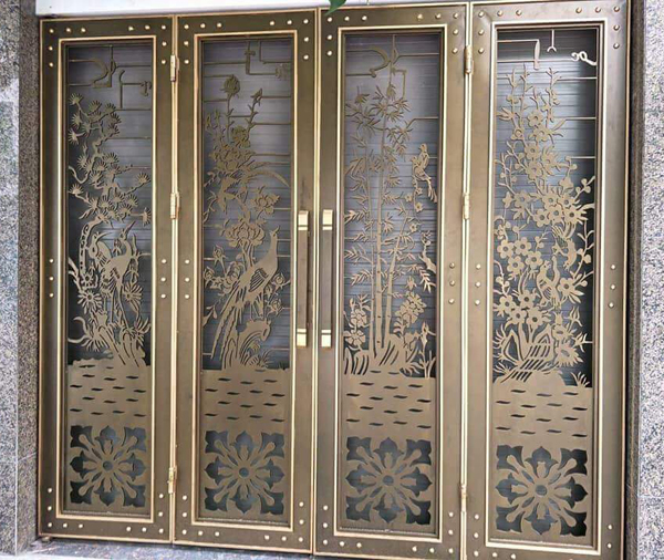 cửa sắt 4 cánh