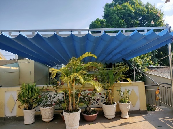 mái xếp di động
