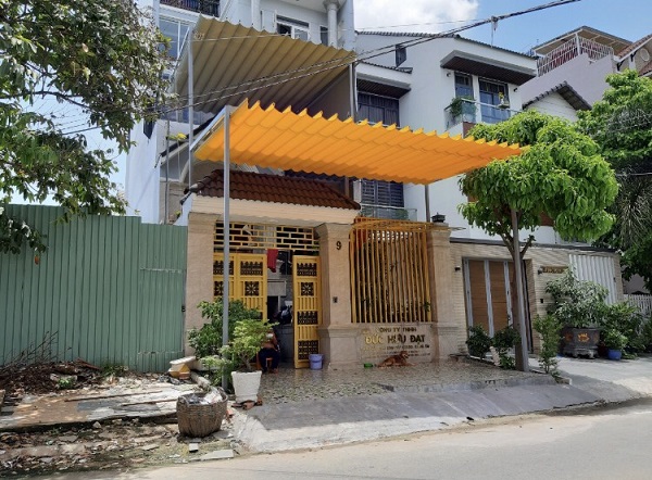 mái hiên di động