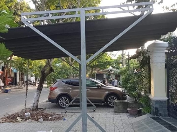 mái hiên di động