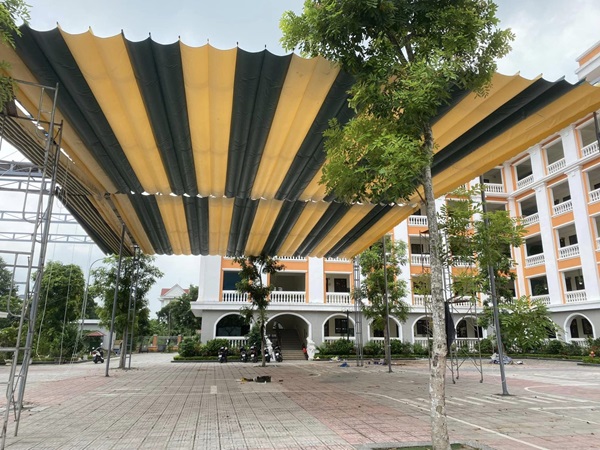 mái xếp di động