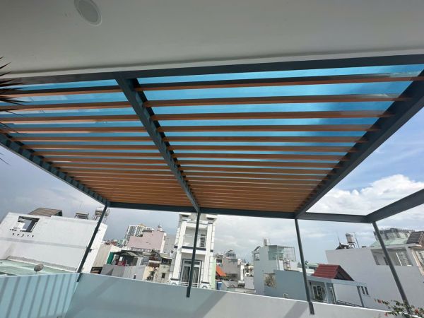 mái che kính cường lực