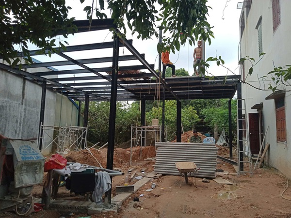 nhà xưởng thép tiền chế kho bãi