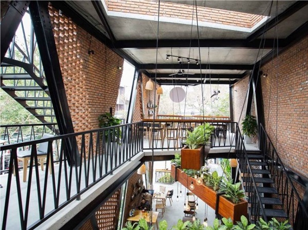 nhà thép tiền chế quán cafe