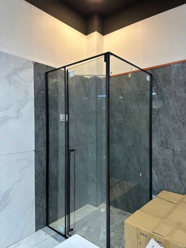 vách kính cường lực phòng tắm