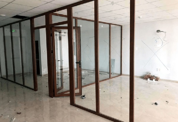 ý tưởng vách ngăn nhôm kính đẹp