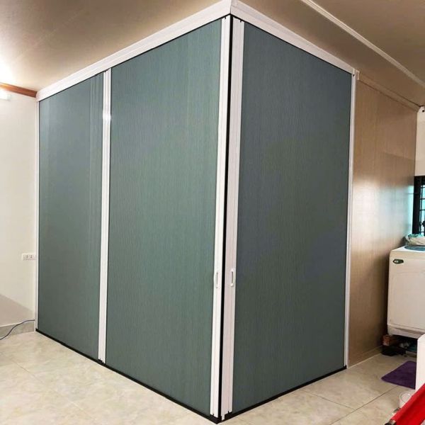 vách rèm tổ ong cho văn phòng