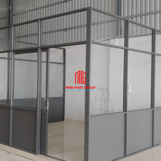 Vách ngăn nhôm kính phòng ngủ